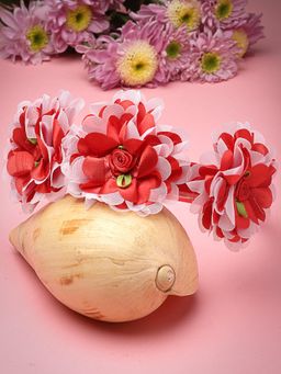 Stol'N - Red Floral Applique Headband