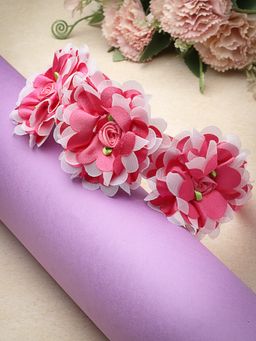 Stol'N - Dark Pink Floral Applique Headband
