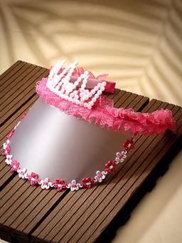 Stol'N - Dark Pink Cap Shaped Crown Hair Band