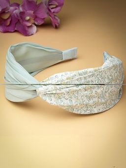 Stol'N - Blue Floral Printed Hair Band