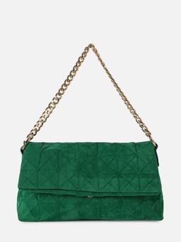 Haute Sauce - Women Green Quilted Sling Bag