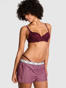 Victoria's Secret - Pink Tencel Boxy Shorts Purple