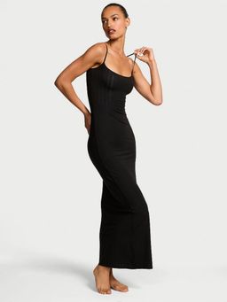 Victoria's Secret - Ultra-Fine Modal Maxi Slip Dress Black (M)