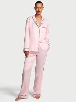 Victoria's Secret - Glazed Satin Nightsuit Pink (XS)