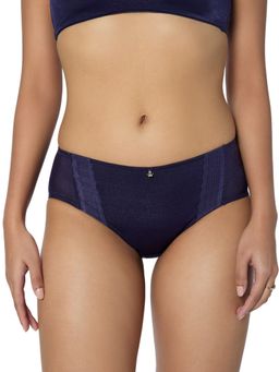 Triumph - Elegant Shimmer Medium Coverage Hipster Brief Blue