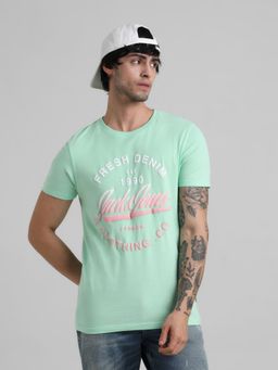 Jack & Jones - Green Slim Fit T-Shirt