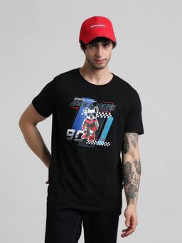 Jack & Jones - Black Slim Fit T-Shirt