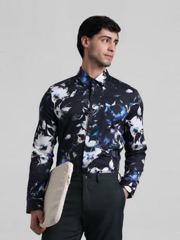 Jack & Jones - Navy Blue Slim Fit Shirt