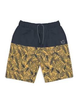 HELLCAT - Trendy Cool Yellow Printed with branding Printed Shorts