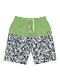 HELLCAT - Trendy Jade Green Printed with branding Printed Shorts