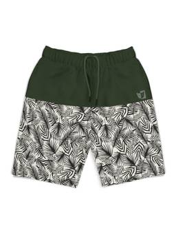 HELLCAT - Trendy Olive Printed with branding Printed Shorts