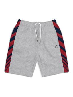 HELLCAT - Trendy Grey Colorblock with branding Printed Shorts