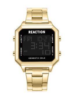 Reaction Kenneth Cole - Unisex Digital Stainless Steel Strap Watch - KRWGJ9007807