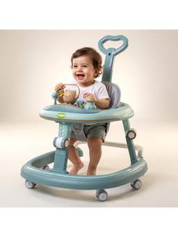 BAYBEE - Blue Baby Walker with Musical Toy Walker
