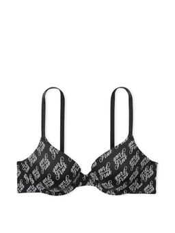 Victoria's Secret - PINK WEAR Everywhere T-shirt Lightly Lined Bra Black