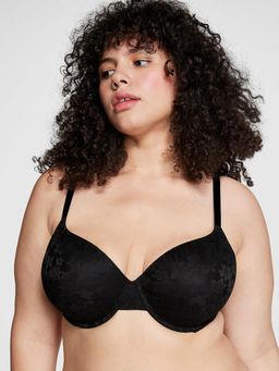 Victoria's Secret - PINK WEAR Everywhere Lightly Lined T-shirt Bra Black