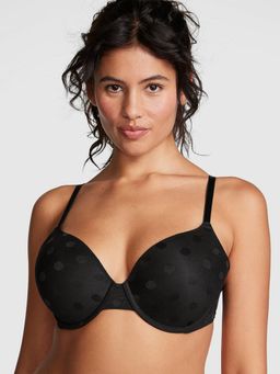 Victoria's Secret - PINK WEAR Everywhere T-shirt Lightly Lined Bra Black