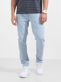 The Indian Garage Co - Men Slim Fit Solid Mid-Rise Jeans