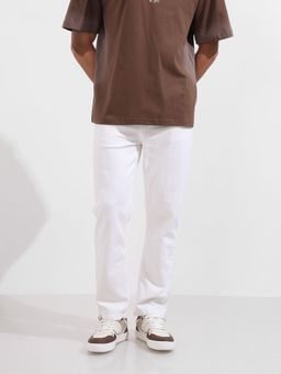 The Indian Garage Co - Men Slim Fit Solid Mid-Rise Jeans