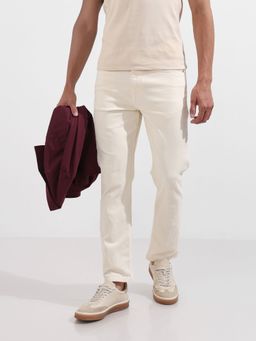 The Indian Garage Co - Men Slim Fit Solid Mid-Rise Jeans