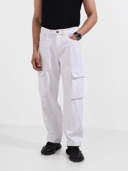 The Indian Garage Co - Men Relaxed Fit Solid Mid-Rise Jeans