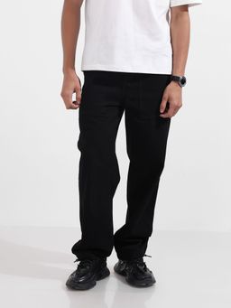 The Indian Garage Co - Men Relaxed Fit Solid Mid-Rise Jeans