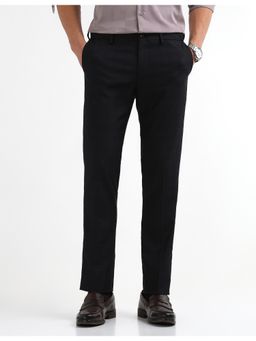 Arrow Newyork - Men's Dobby Regular Fit Trousers
