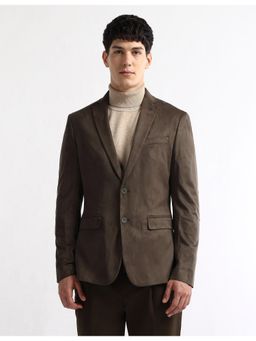 Arrow - Men's Solid Zero Calorie Slim Fit Blazer