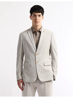 Arrow - Men's Zero Calorie Slim Fit Textured Blazer