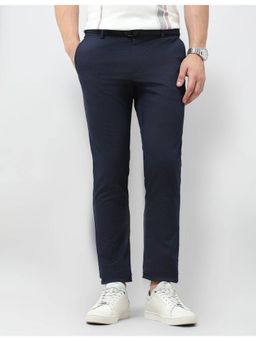 U.S. POLO ASSN. - Men's Denver Slim Fit Satin Trousers with Belt