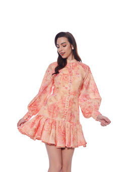 Verano By Tanya - Peach Clara Short Dress