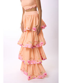 Verano By Tanya - Peach Amelia Long Skirt