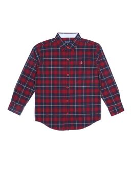 Gini & Jony - Boys Maroon Shirts