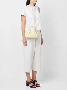 Behno New York - Tina Baguette Mini Pebble Ruched - Yellow
