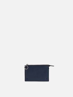 Behno New York - Frida Pebble Wallet - Navy Blue