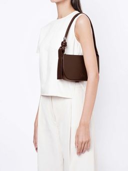 Behno New York - Ina Mini Pochette Pebble Shoulder Bag - Cacao