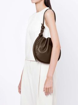 Behno New York - Ina Potli Medium Pebble Bag- Cacao