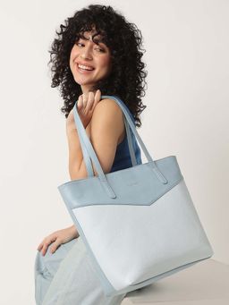 Fastrack - Blue Casual Tote Bag with Laptop Sleeves That Holds Upto 15"