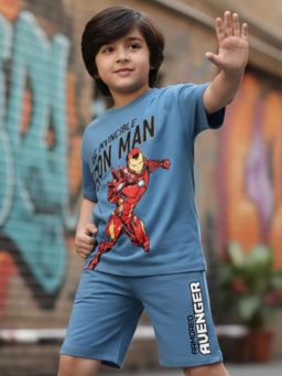 Napchief - Iron Man Shorts T Shirt (Set of 2)