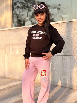 Napchief - Black Character Relaxed Sweatshirt with Trousers