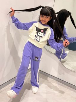 Napchief - Purple Character Relaxed Sweatshirt with Trousers