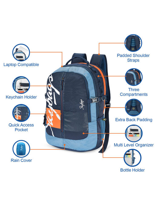 Laptop Backpack Skybags For School Boys Buy Skybags Strider Nxt 02