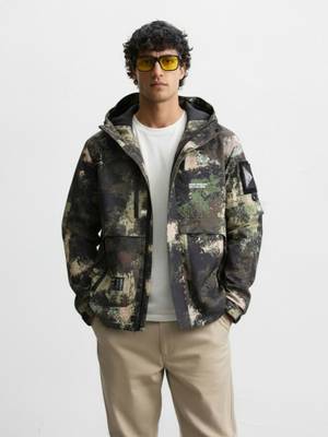 Buy The Indian Garage Co Men Regular Fit Hooded Jacket (M) - Image 1