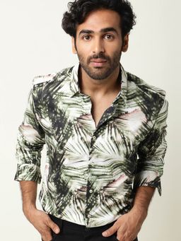 Rare Rabbit - Civiche Green Shirt