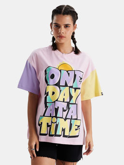 The Souled Store - Tss Originals One Day At A Time Women Oversized T-shirts