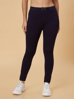 Globus - Women Navy Solid Jeggings
