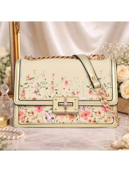 ESBEDA - Gold Color Prestige Flora Sling Bag (Medium)