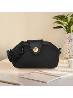 ESBEDA - Black Color Nexa Classic Crossbody Bag (Medium)
