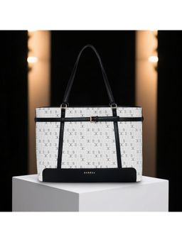 ESBEDA - White Color Verona Executive Laptop Tote Bag (Large)