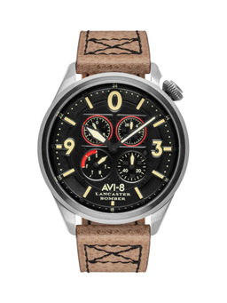 AVI-8 - Lancaster Bomber Chronograph Day-Date Analog Black Dial Color Men Watch- AV-4050-02